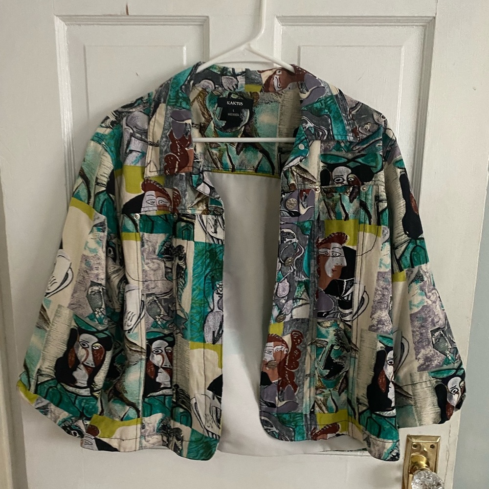 Kaktus Abstract Picasso Art Jacket/Shirt